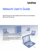 Multi-Protocol On-board Ethernet Print Server and Wireless Ethernet