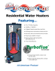 Residential Power Gas Water Heater