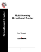 Multi-Homing Broadband Router